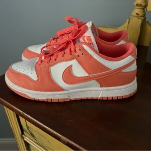 Nike Kids' Bright Coral and White Sneakers